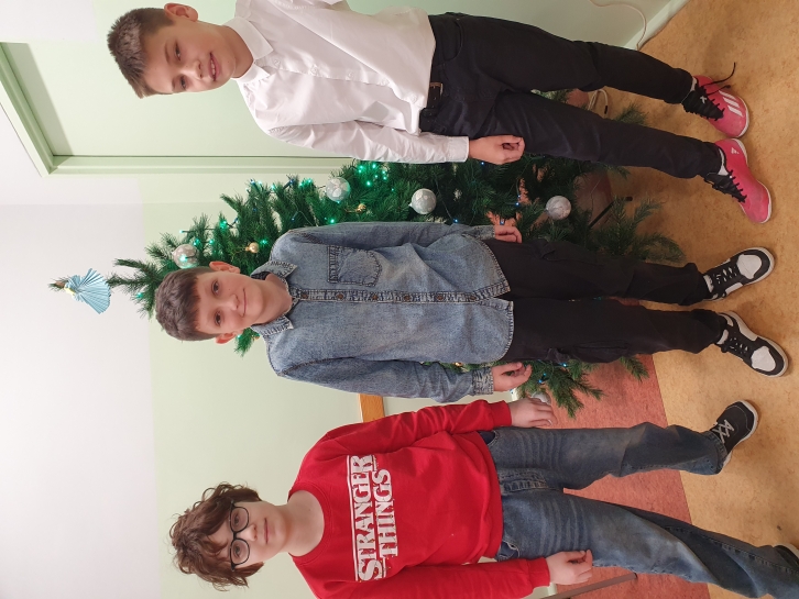 WIGILIJNE SPOTKANIE W KLASIE 5A