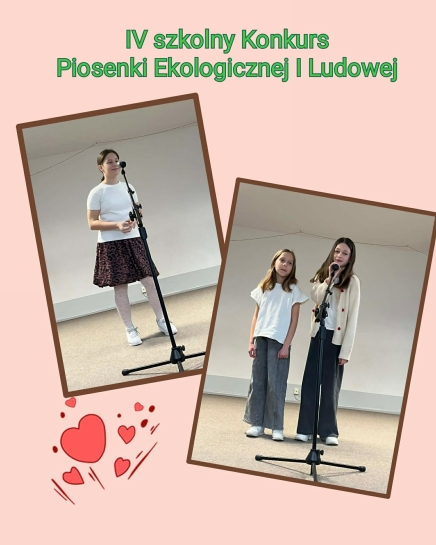 KONKURS PIOSENKI EKOLOGICZNEJ&nbsp;