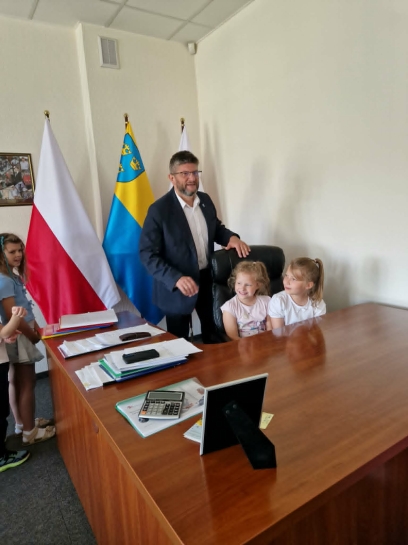 KLASA 1D Z WIZYT� W URZ�DZIE MIASTA 